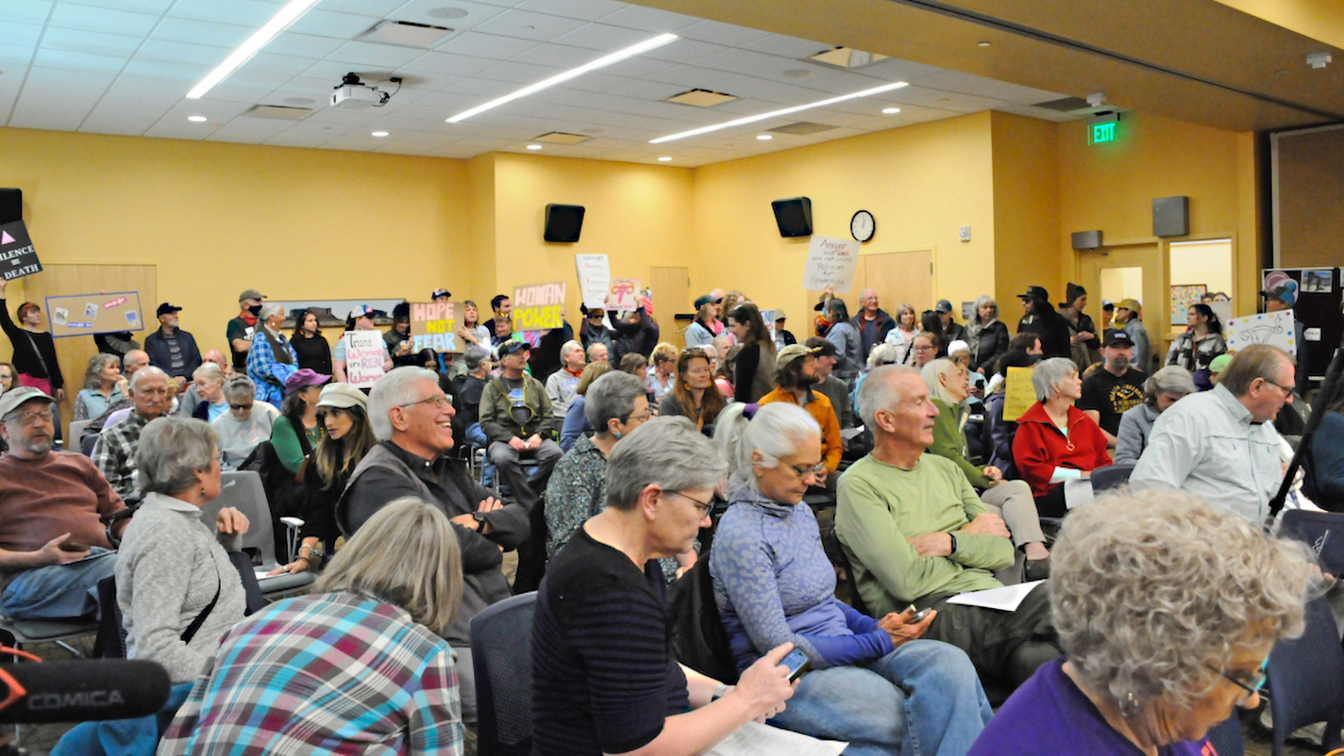 The crowd that attended the recent City Council Candidates Forum