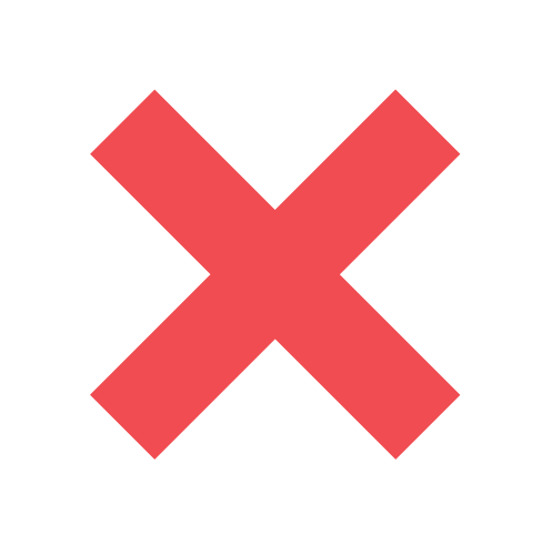 A Red X